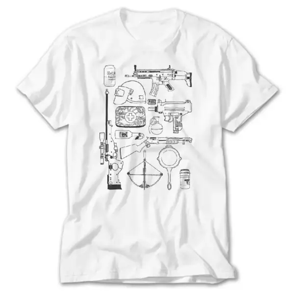 PUBG, White T-Shirt