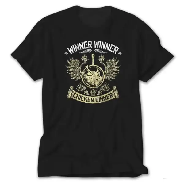 PUBG Winner Winner Chicken Dinner, Black T-Shirt