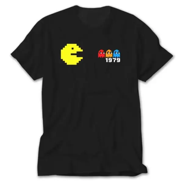 Pac-man, Black T-Shirt