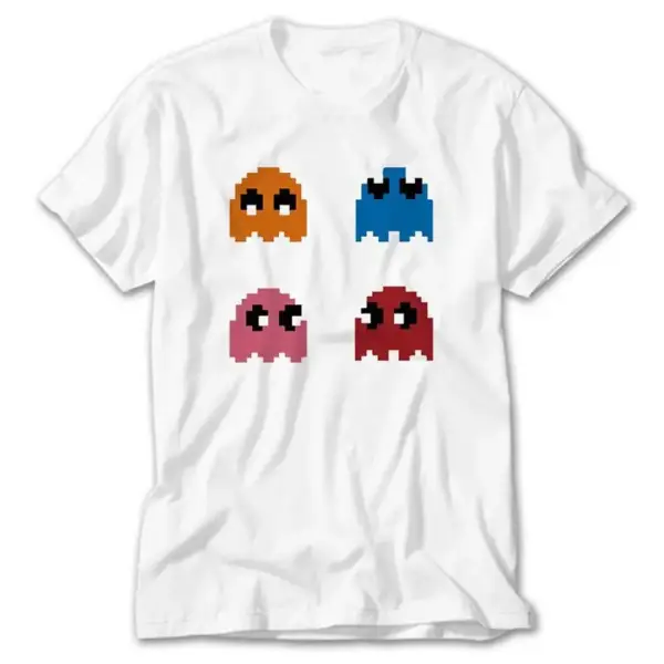 Pac-man Monster, White T-Shirt