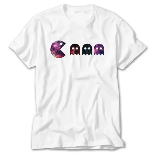 Pac-man space, White T-Shirt