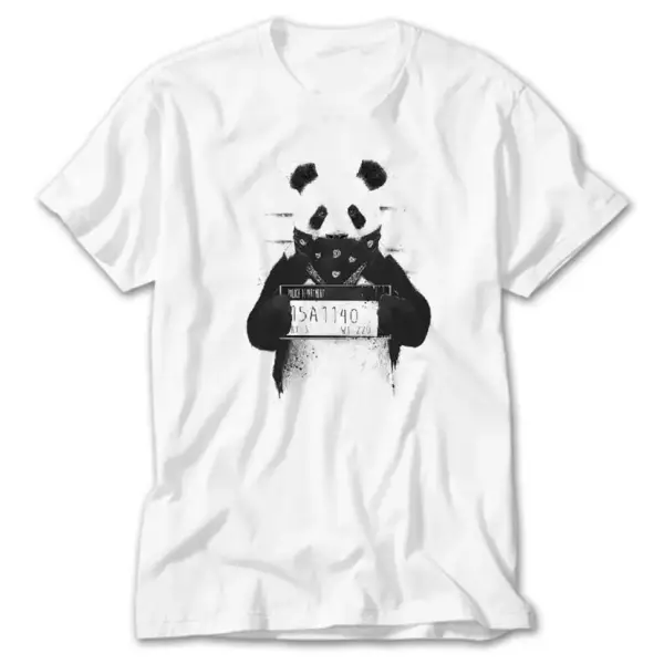 Panda Bad, White T-Shirt
