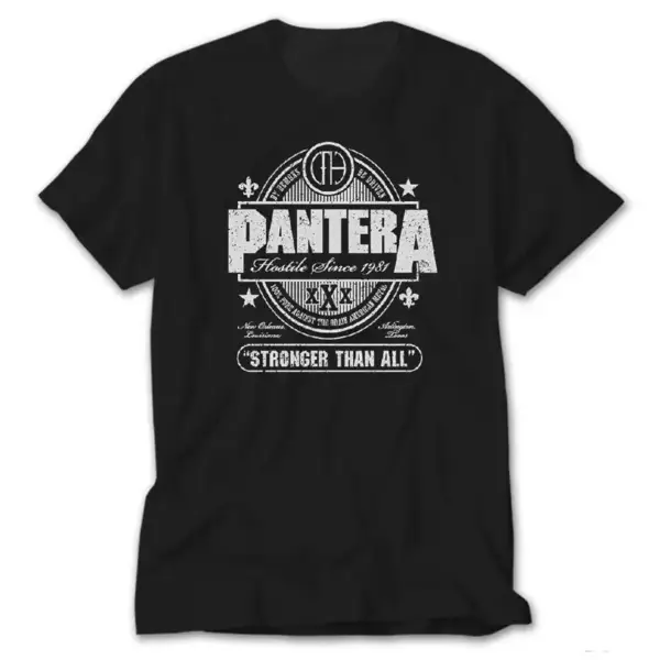 Pantera Hostile Since 1981, Black T-Shirt