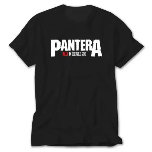 Pantera Walk on the Wild Side, Black T-Shirt