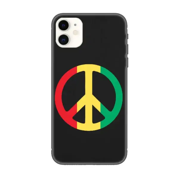Peace Reggae iPhone Case, Peace Reggae Artwork iPhone 15 Phone Case