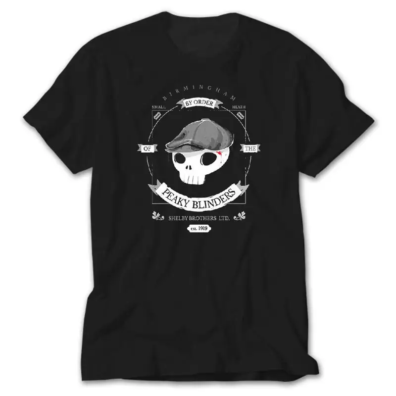 Peaky Blinders by Order Shelby, Black T-Shirt