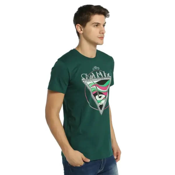 Pyramid Men's Green T-Shirt - Image 3