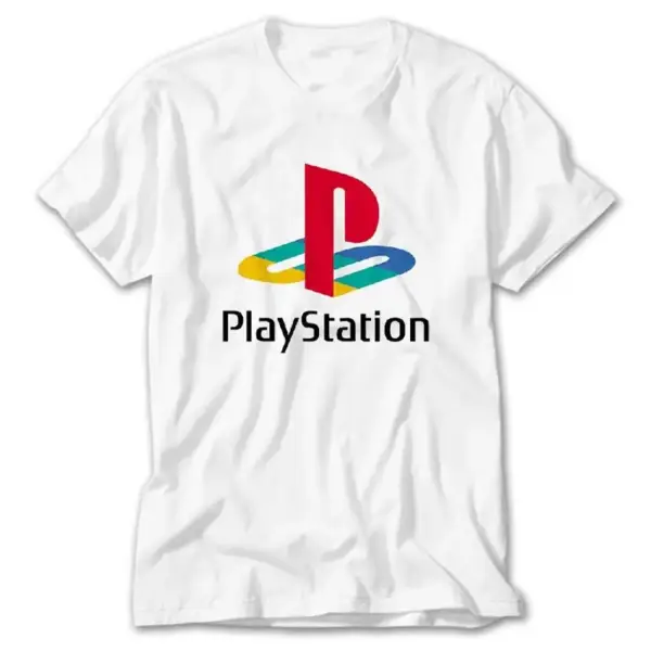 Playstation, White T-Shirt