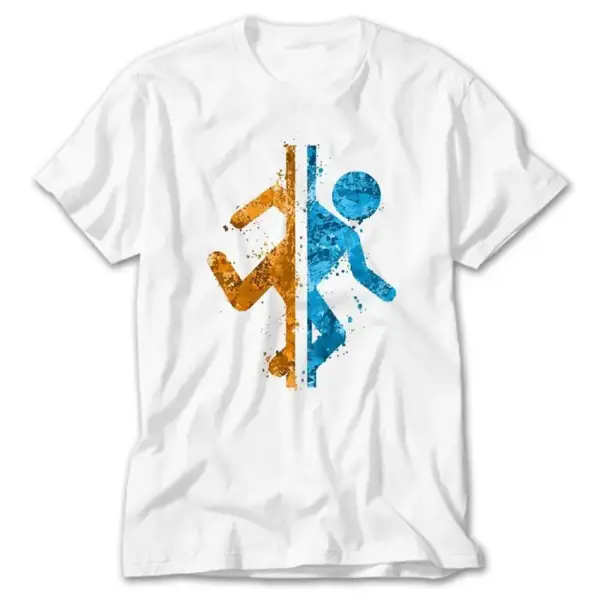 Portal 2 Co-Op, White T-Shirt