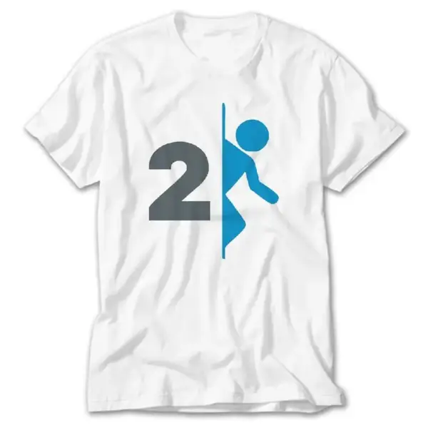 Portal 2, White T-Shirt