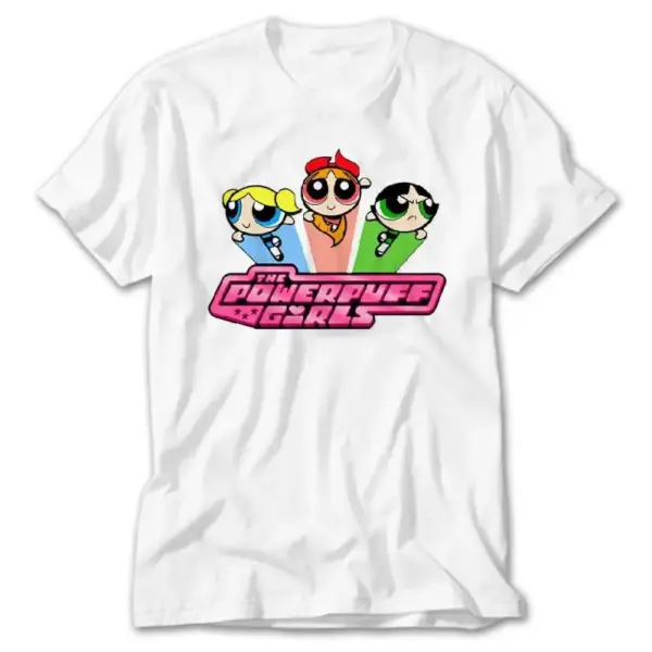 Powerpuff Girls White T-Shirt