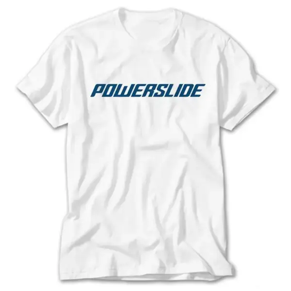Powerslide Logo, White T-Shirt