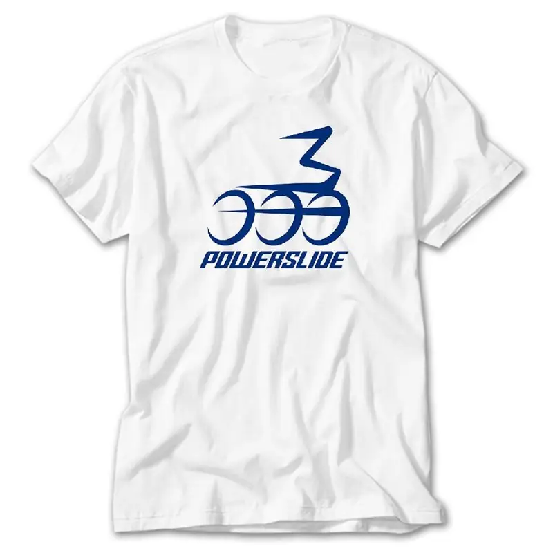 Powerslide, White T-Shirt