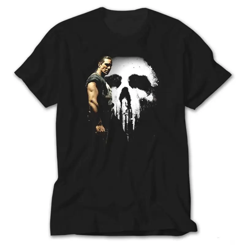Punisher in the Shadow, Black T-Shirt