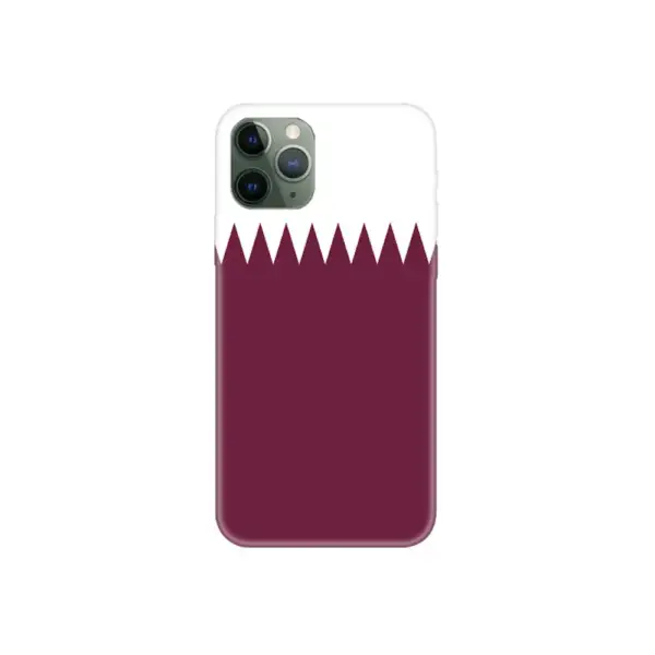 Qatar Flag iPhone Case, Qatar National Flag iPhone 15 Pro Max Phone Case