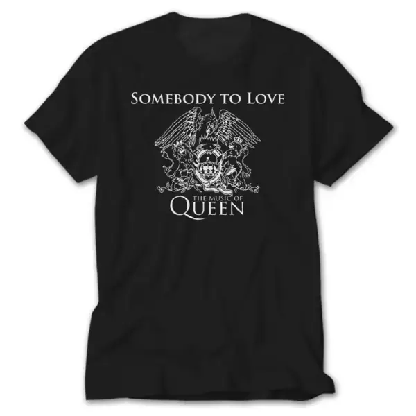 Queen Somebody to Love, Black T-Shirt