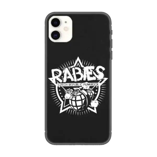 Rabies iPhone Case, Rabies Logo iPhone 15 Phone Case
