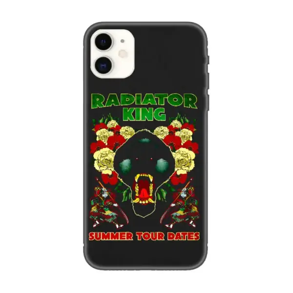 Radiator King iPhone Case, Radiator King Summer Tour Dates iPhone 15 Phone Case