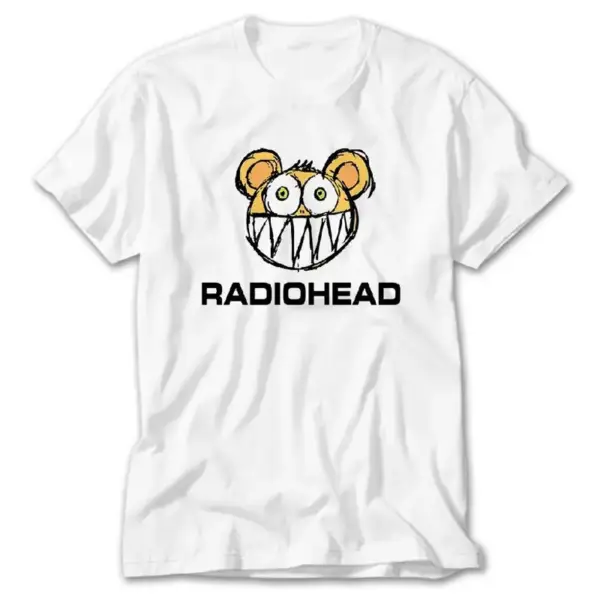 Radiohead Kid Bear, White T-Shirt