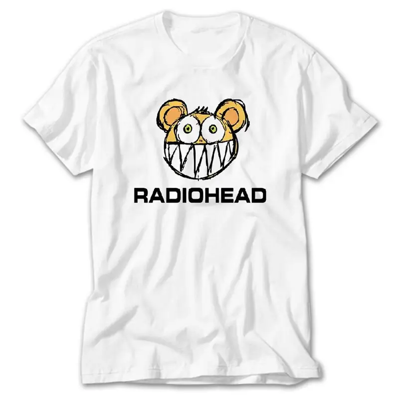 Radiohead Kid Bear, White T-Shirt