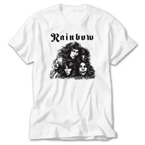 Rainbow, White T-Shirt