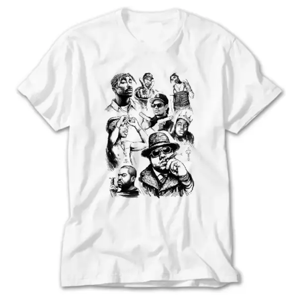 Rap Legends, White T-Shirt
