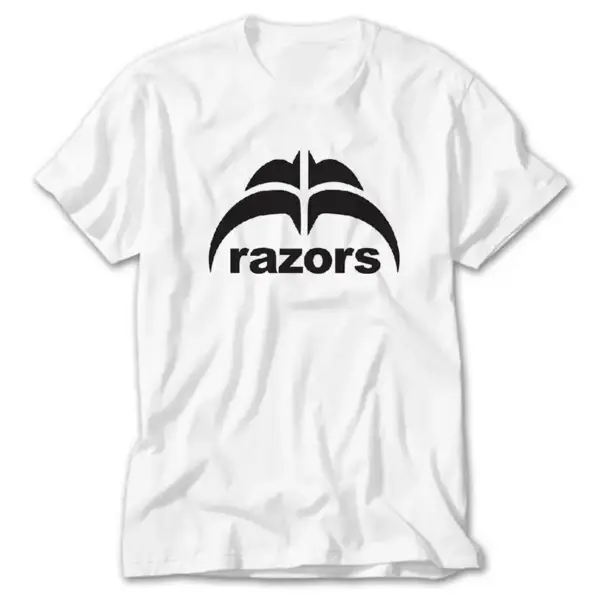 Razors Skate Logo, White T-Shirt