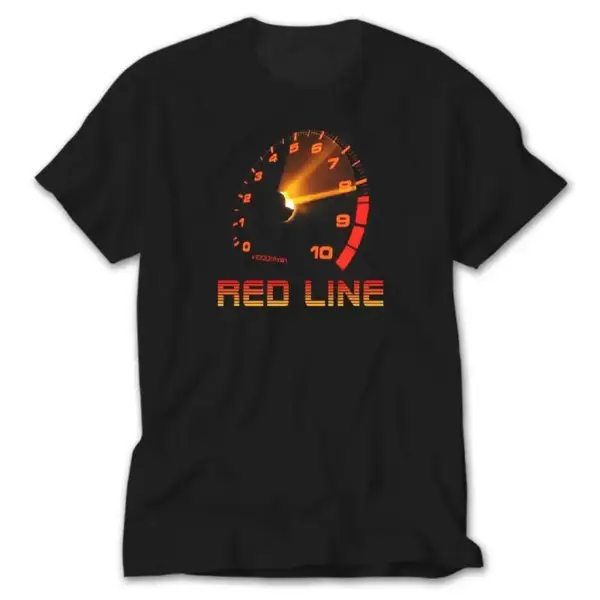 Red Line, Black T-Shirt