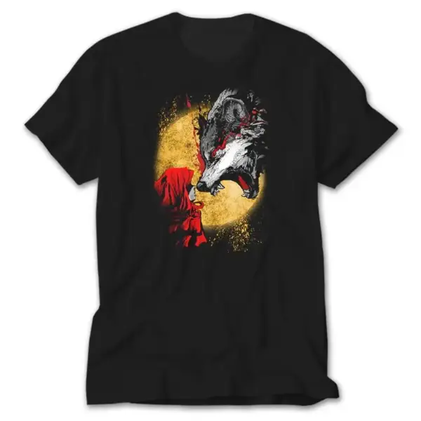 Red Riding Hood, Black T-Shirt