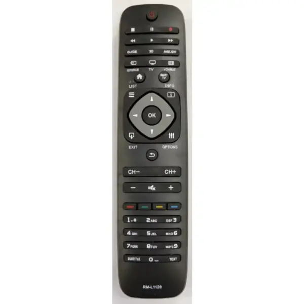Remote Control for Philips RM-L1128 LCD Led Smart TV , Philips RM-L1128 LCD Led Smart TV Remote Control