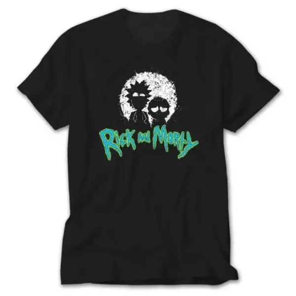 Rick And Morty Black T-Shirt