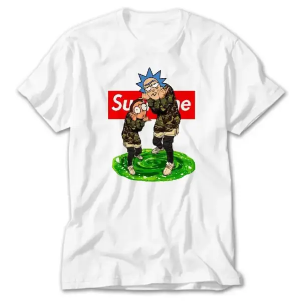 Rick and Morty Supreme, White T-Shirt