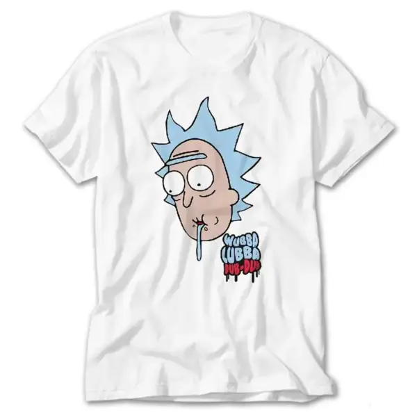 Rick and Morty Wubba Lubba Dub Dub, White T-Shirt
