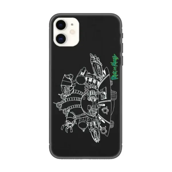 Rick and Morty iPhone Case, Rick and Morty Artwork iPhone 15 Phone Case
