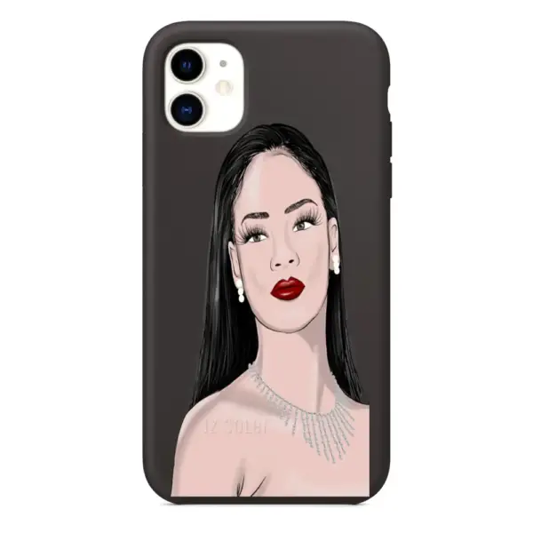 Rihanna iPhone Case, Rihanna Artwork iPhone 15 Phone Case