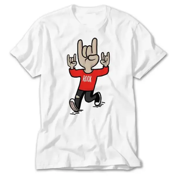 Rock'n Roll My Life, White T-Shirt
