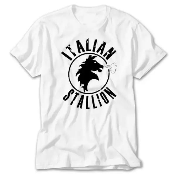 Rocky Balboa Italian Stallion, White T-Shirt