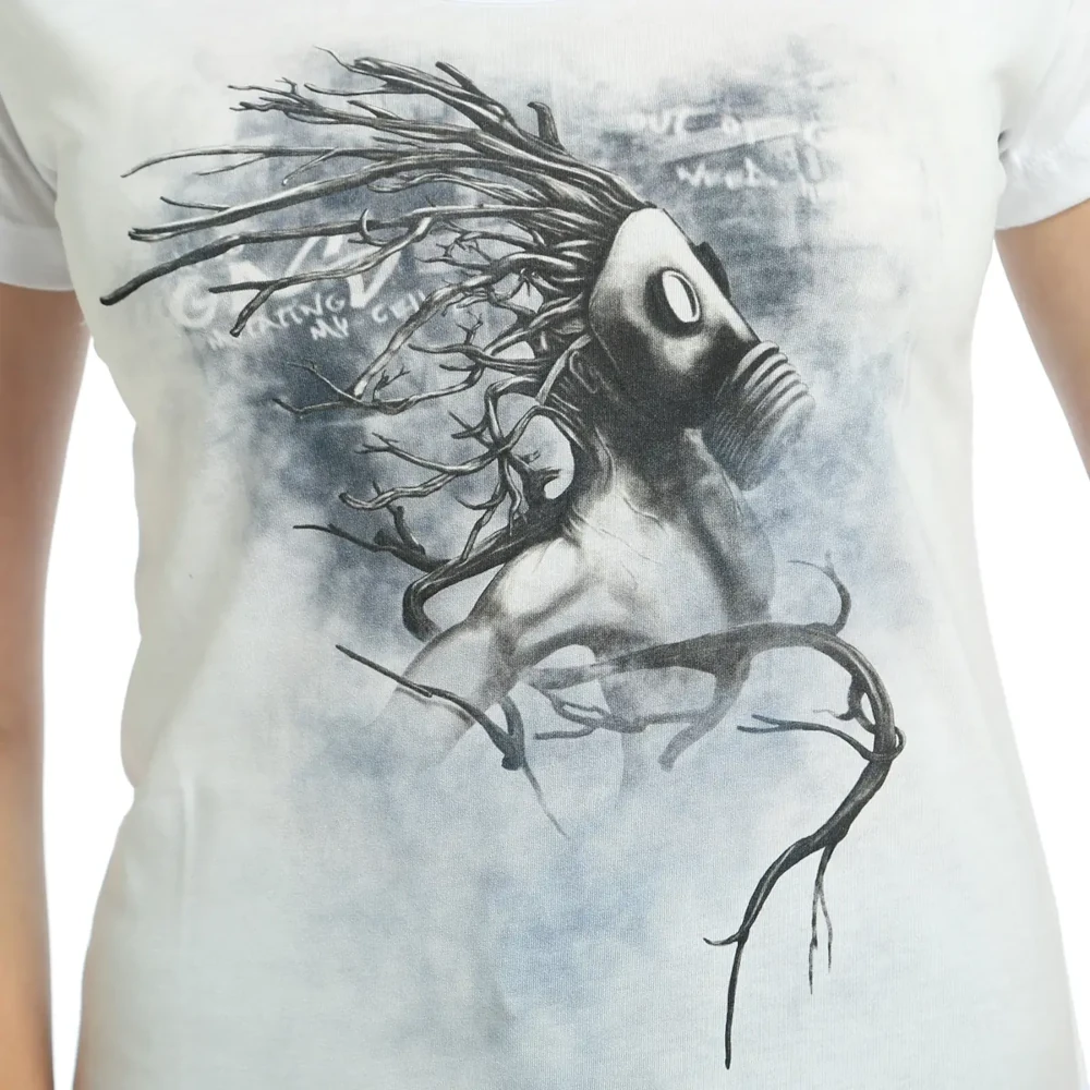 Root n’ Smoke Women's White T-Shirt - Image 2