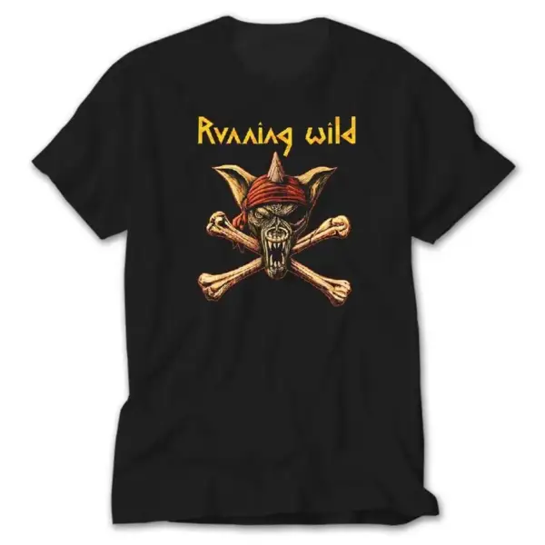 Running Wild Best Of Adrian, Black T-Shirt