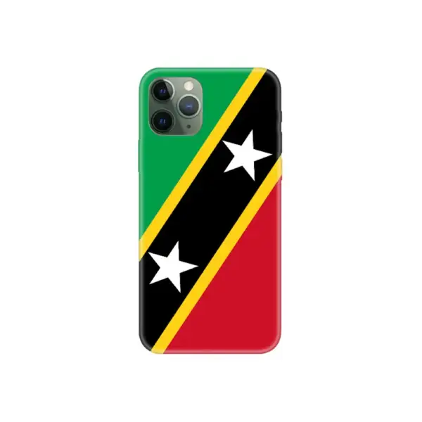 Saint Kitts and Nevis Flag iPhone Case, Saint Kitts and Nevis National Flag iPhone 15 Pro Max Phone Case