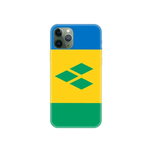 Saint Vincent and the Grenadines Flag iPhone Case, Saint Vincent and the Grenadines National Flag iPhone 15 Pro Max Phone Case
