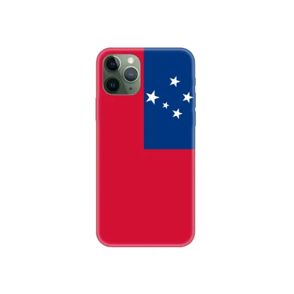 Samoa Flag iPhone Case, Samoa National Flag iPhone 15 Pro Max Phone Case
