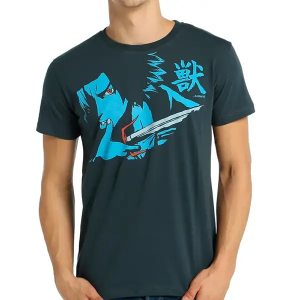 Samurai Champloo Mugen Men's Charcoal T-Shirt