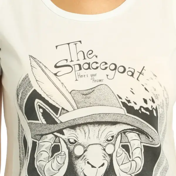 Scape Goat Women's White T-Shirt - Image 2