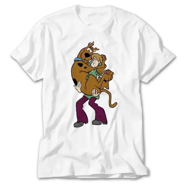 Scooby Do and Shaggy, White T-Shirt