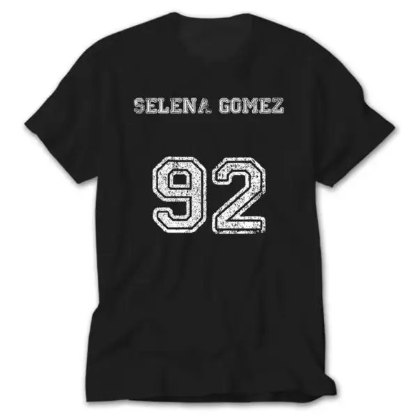 Selena Gomez, Black T-Shirt