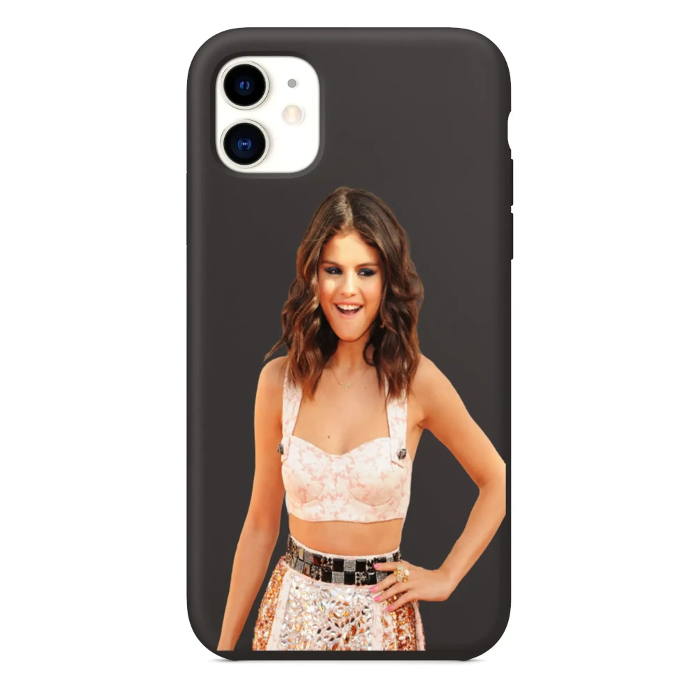 Selena Gomez iPhone Case, Selena Gomez Artwork iPhone 15 Phone Case