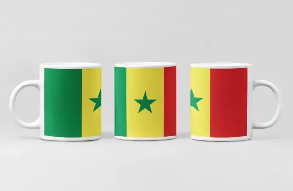 Senegal Flag Coffee Mug, Senegal Country National Flag Mug