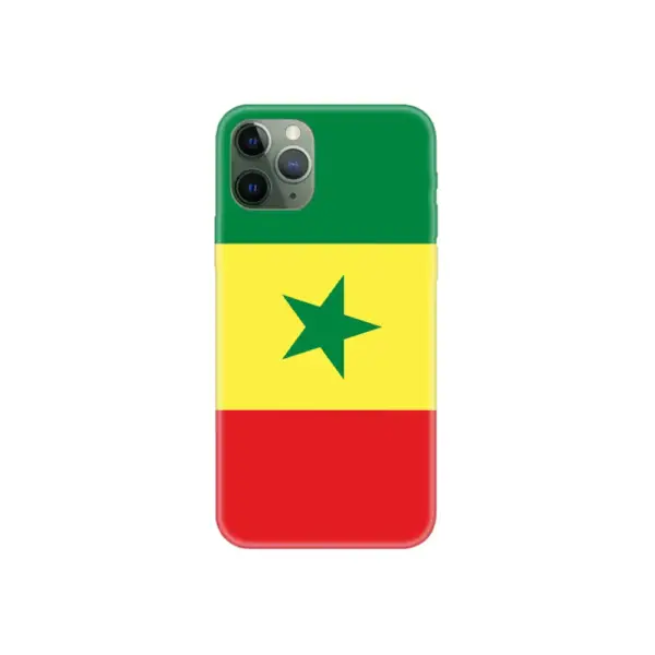 Senegal Flag iPhone Case, Senegal National Flag iPhone 15 Pro Max Phone Case