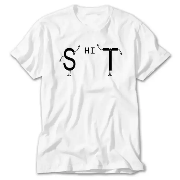 ShiT White T-Shirt